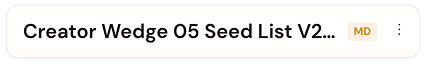 Markdown discovery file in the feed